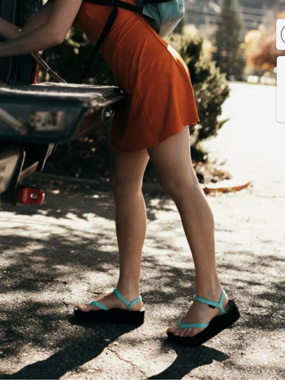 Teva Women's Teal Strappy Footbed Sandals - Picture 3 of 16
